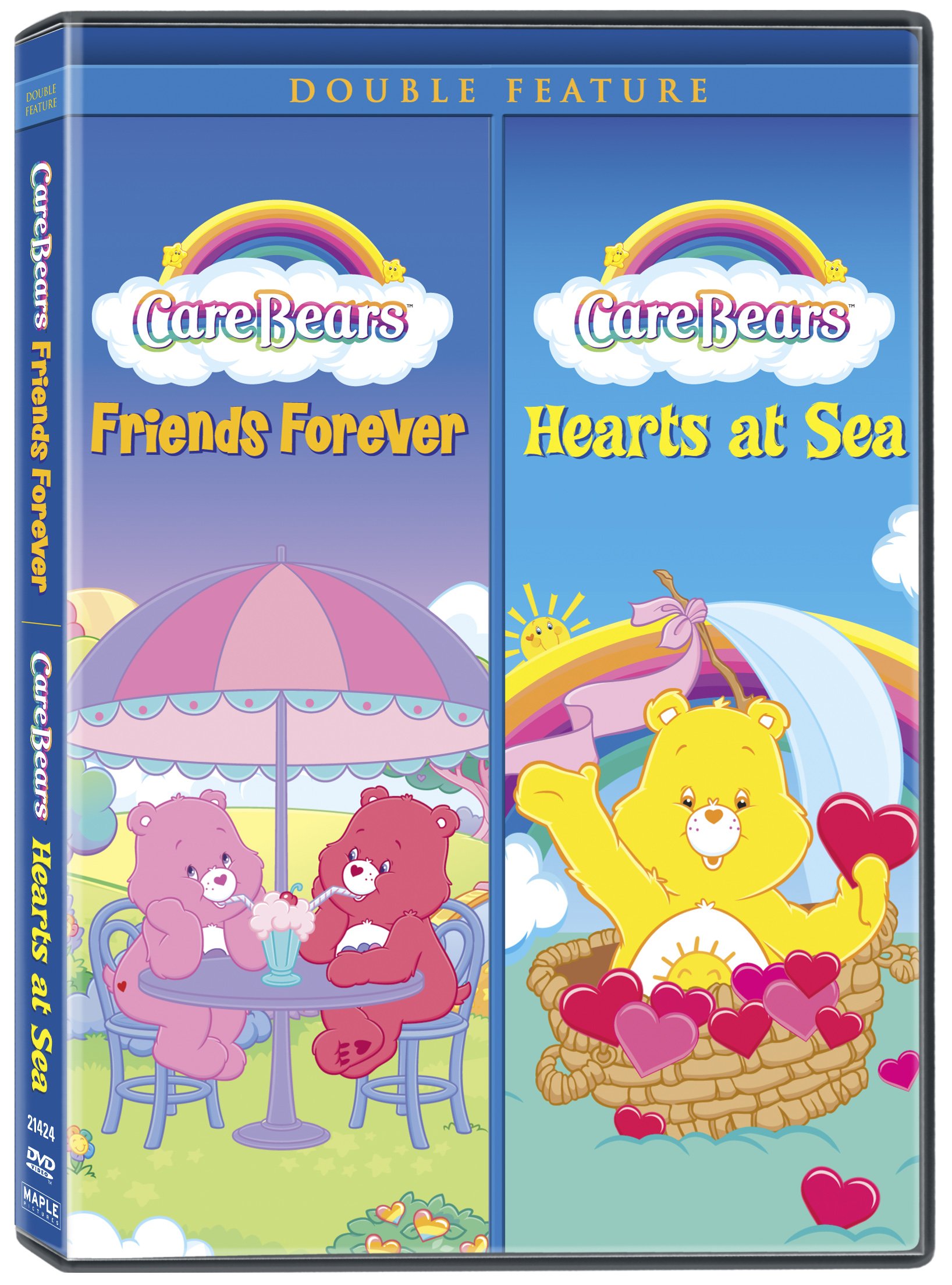 Care Bears: Friends Forever & Hearts At Sea DVD - Family Friendly Animated Movie for Kids Birthday Gifts & Movie Night Entertainment