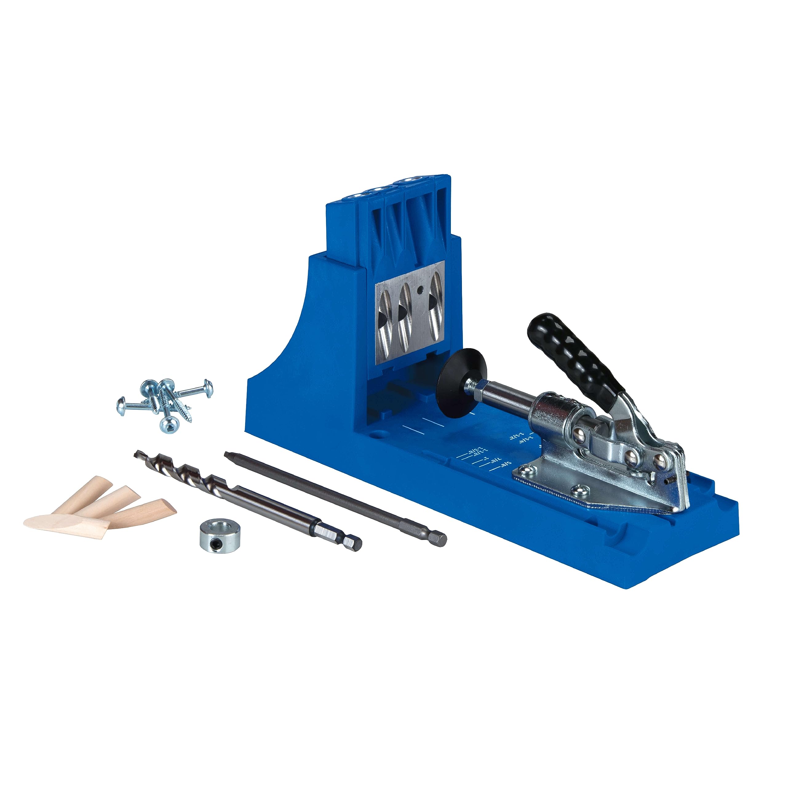 Kreg K4 Pocket Hole Jig System - Adjustable Woodworking Tool for Strong Joints (1/2