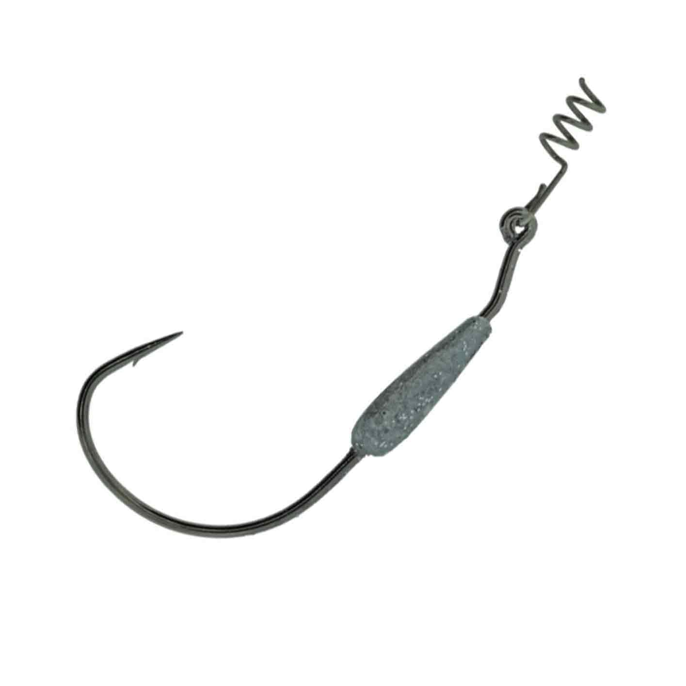 Bass Assassin 1/4OZ 5/0 Swim Hooks 3 Pack - Premium Fishing Hooks for Bass, Walleye & Pike - Perfect for Freshwater & Saltwater Fishing Lures