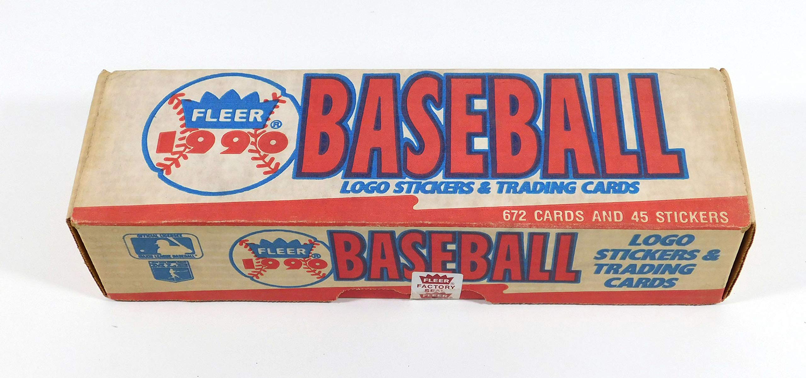 1990 Fleer Baseball Cards Complete 660-Card Factory Set with 45 Stickers - Features Sammy Sosa Rookie Card & Hall of Famers | MLB Collectibles for Sports Memorabilia & Card Trading Enthusiasts