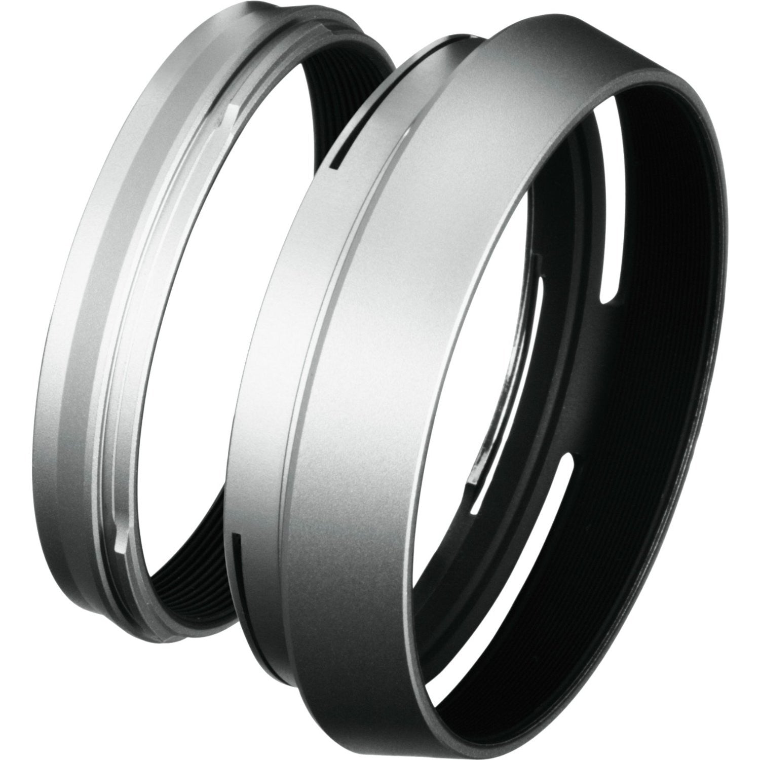 Fujifilm LH-X100 Lens Hood with Adapter Ring (Silver) - Compatible with Fujifilm X100 Series Cameras - Perfect for Outdoor Photography & Travel Shooting