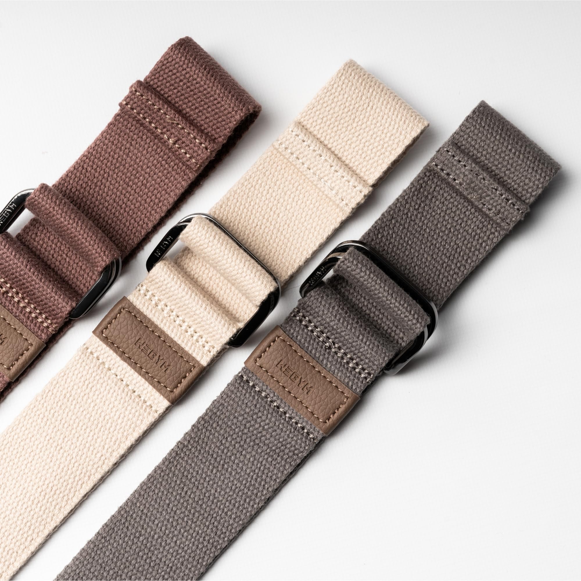 Premium Soft Cotton Yoga Strap for Men & Women - Stretching Exercise Band for Flexibility Training, Pilates, Yoga and Home Workouts - Ideal for Beginners, Physical Therapy and Fitness Enthusiasts