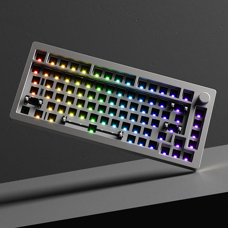 MonsGeek M1W Wireless Mechanical Keyboard Kit - Hot-Swappable Aluminum Gasket Mount DIY Kit for Custom Keyboard Builds | Perfect for Gaming, Typing & Office Work