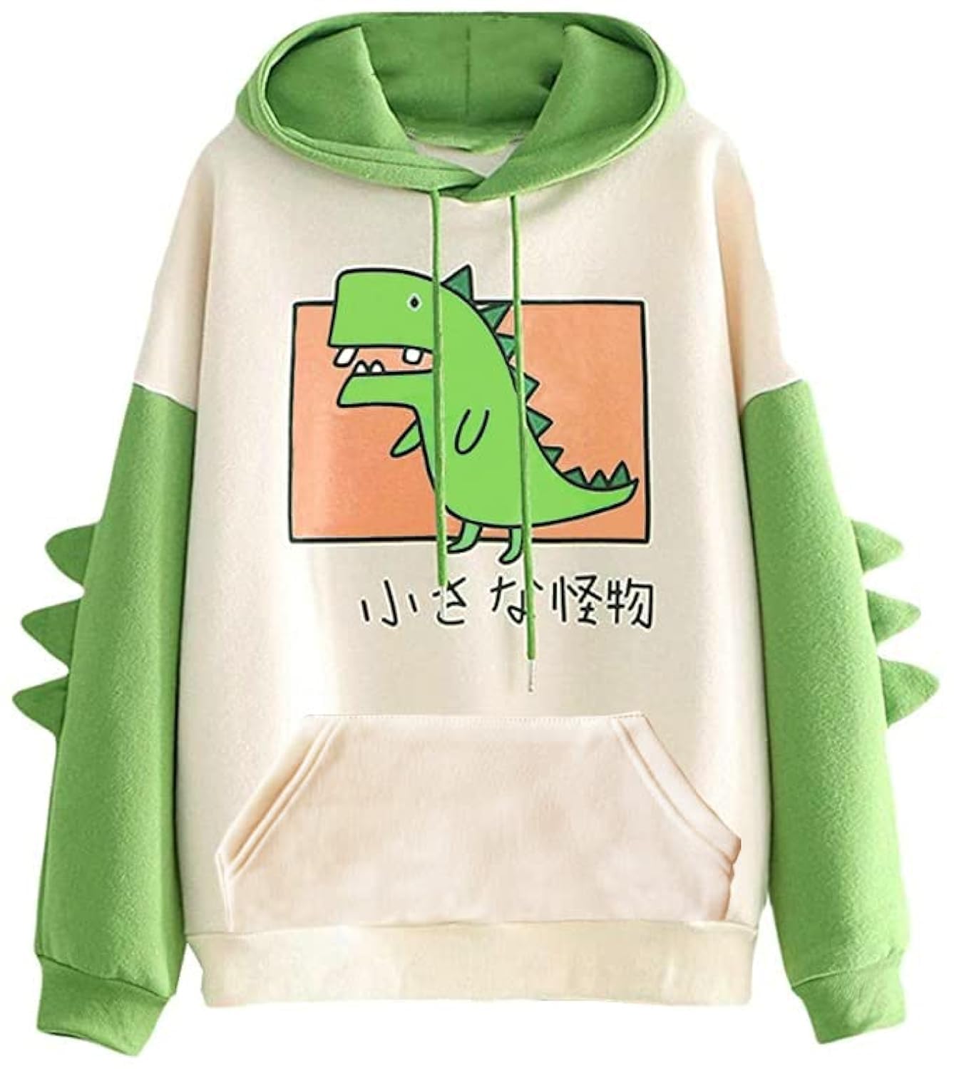 Dinosaur Hoodie for Women & Girls - Cozy Fleece Long Sleeve Dino Sweatshirt with Pockets | Cute Dinosaur Pullover for Casual Wear, School, and Outdoor Activities