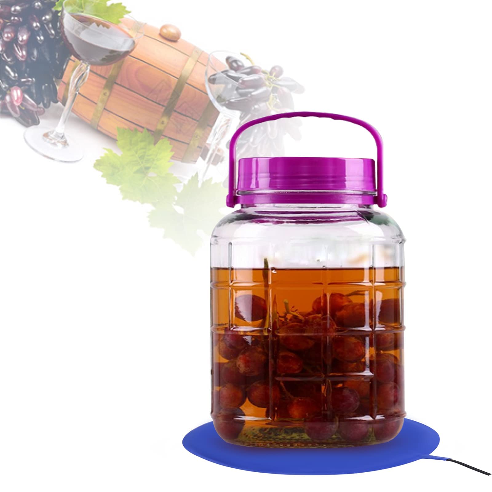 25W Home Brewing Fermentation Heating Pad with Thermostat - Perfect for Beer, Wine & Dough Fermentation in Plastic/Glass Carboys & Buckets - Essential Wine Making Accessories for Home Brewers & Bakers