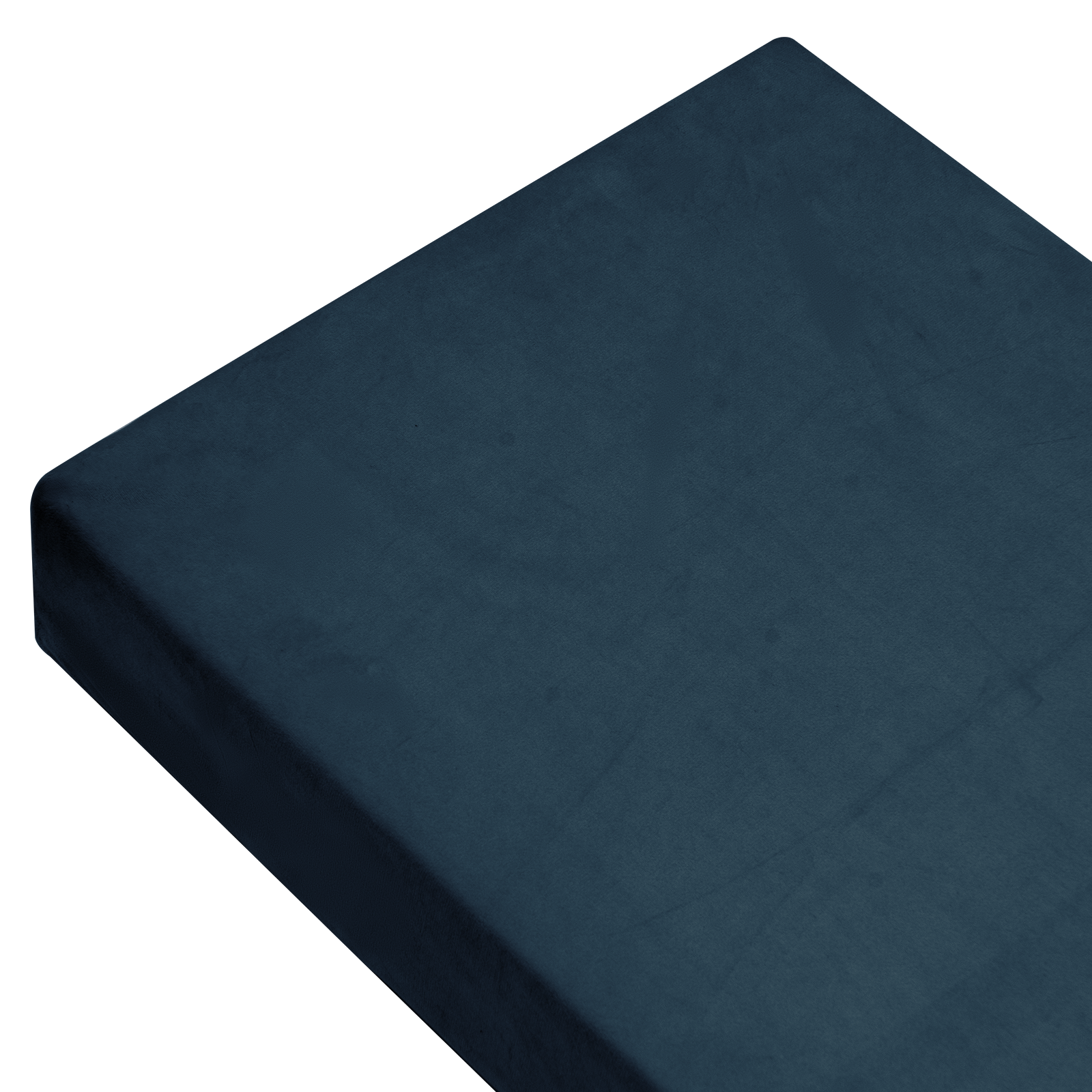 Velura Velvet Custom Bench Cushion - Soft Gray Sofa Seat Pad for Indoor & Outdoor Use - Perfect for Patio Furniture, Dining Chairs, and Window Seats