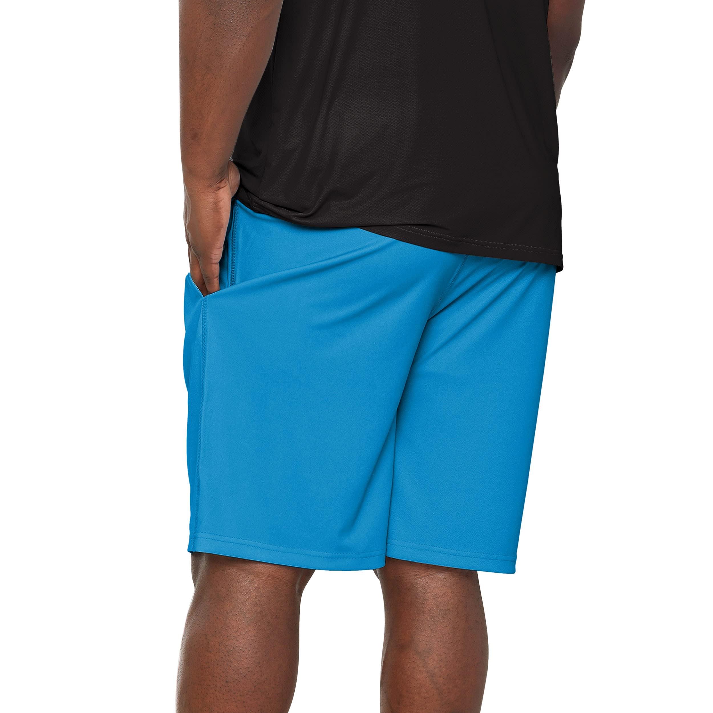 FOCO Men's NFL Team Logo Workout Training Shorts - Breathable Gym Shorts for Running, Basketball & Sports Training
