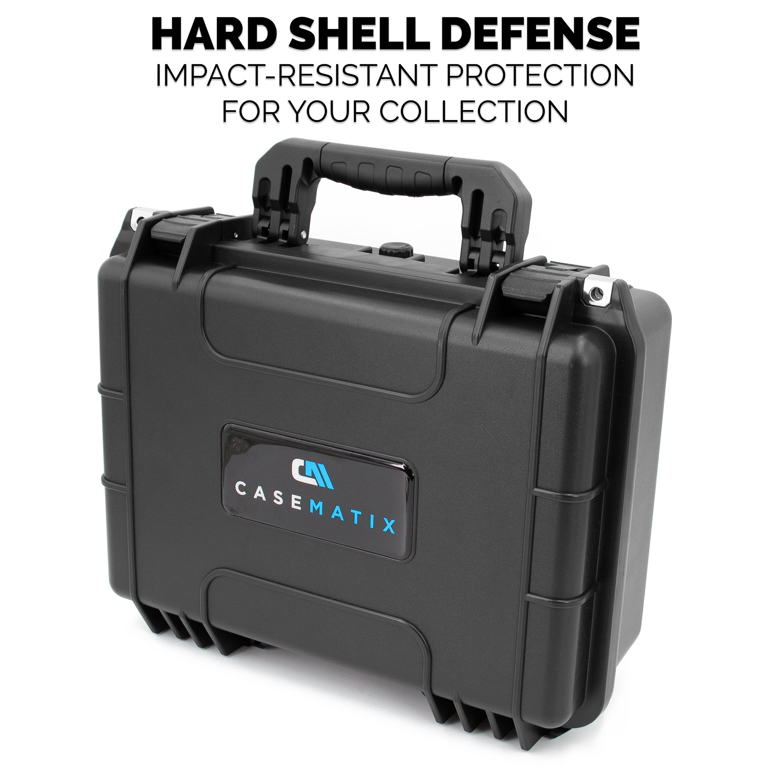 CASEMATIX 56 Pistol Magazine Storage Case - TSA Approved, Waterproof Gun Magazine Holder for 9mm, .40, .45 Caliber (Fits Up to 5.5