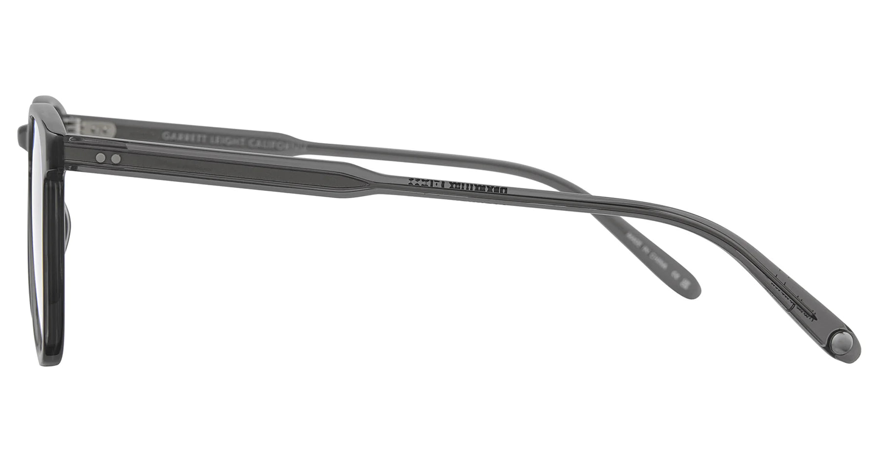 Garrett Leight Brooks 2002 Grey Crystal Sunglasses - Classic Aviator Style for Men & Women - Perfect for Outdoor Activities, Travel, and Fashion