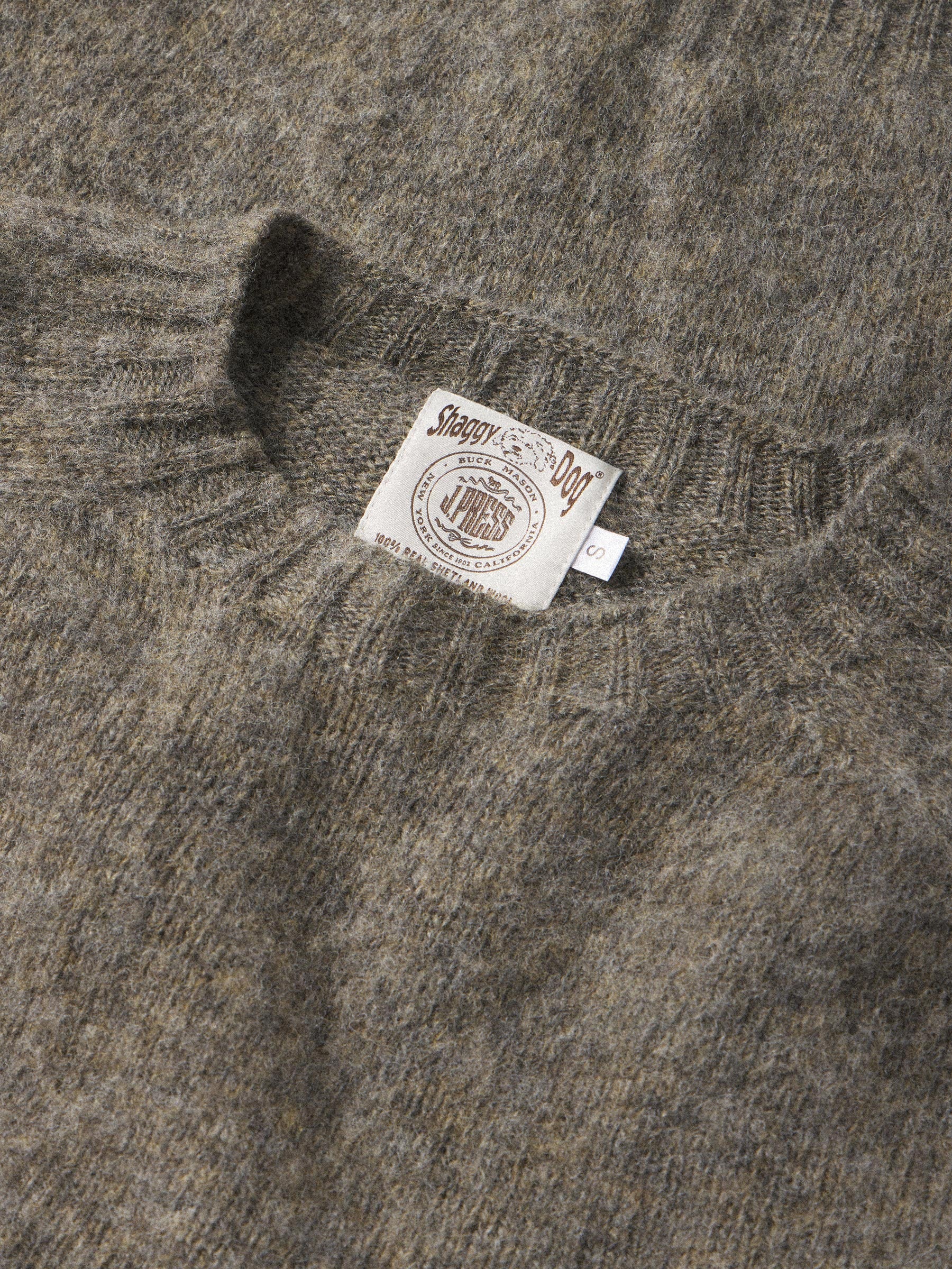 J.PRESS x BUCK MASON Men's Shaggy Dog Wool Sweater - Classic Cable Knit Pullover for Winter & Fall | Perfect for Casual Outfits, Office Wear & Holiday Gatherings
