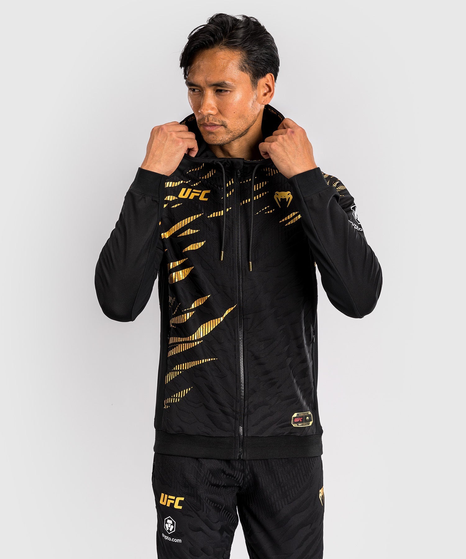 Venum UFC Fusion Personalized Authentic Fight Night Hoodie for Men - Champion Edition | MMA Training, Gym Workout & Casual Streetwear