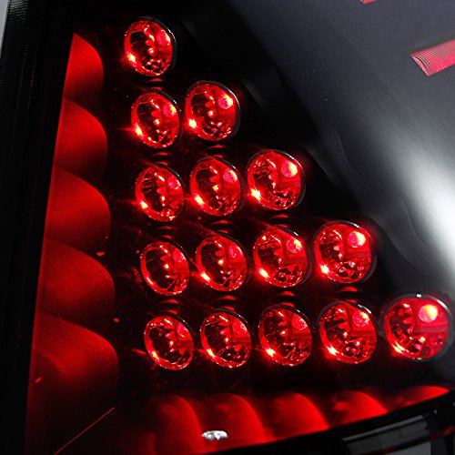 AKKON Black Headlights & LED Smoke Tail Lights for 2005-2008 Dodge Magnum - Left & Right Side Replacement - Upgrade Your Car's Style & Night Visibility for Driving & Custom Builds
