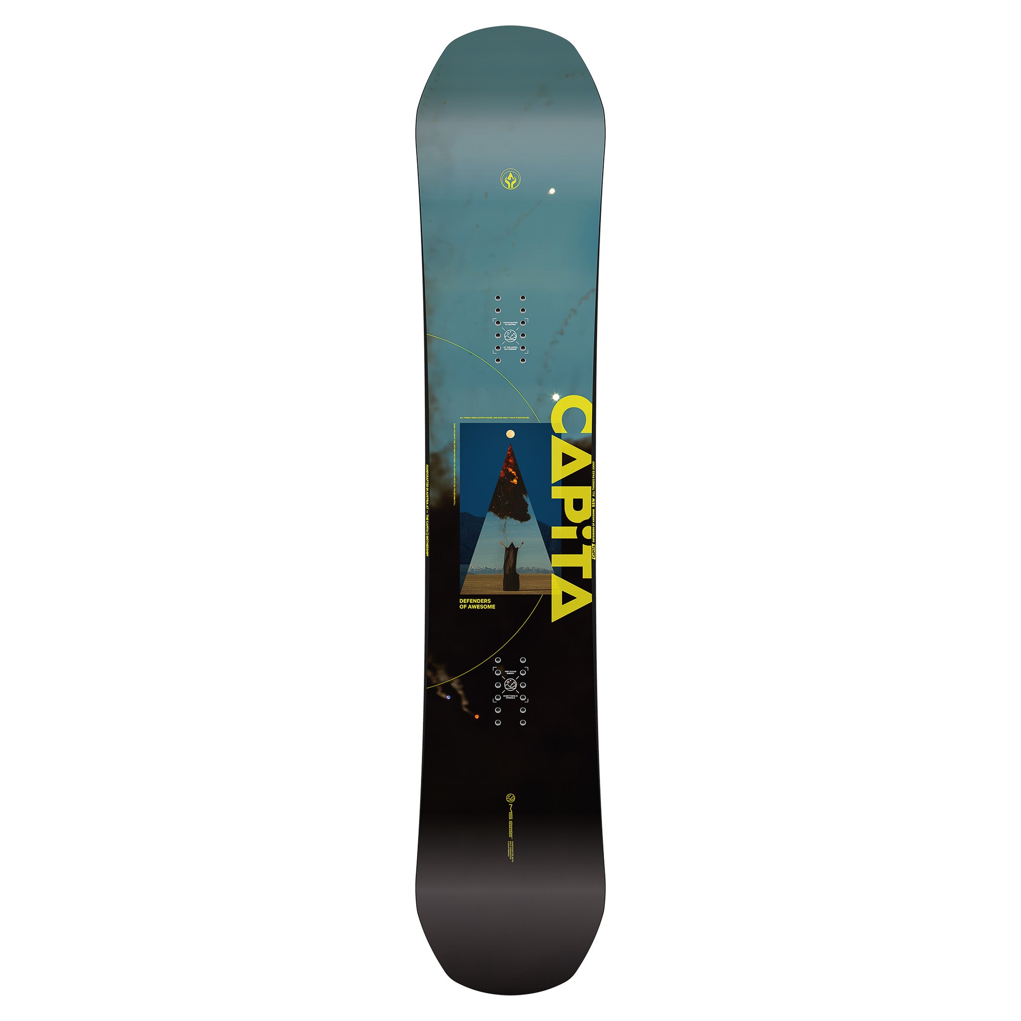 CAPiTA Defenders Of Awesome Snowboard 2025 - Premium All-Mountain Freestyle Snowboard for Men & Women - Perfect for Park, Powder & Freeride Adventures