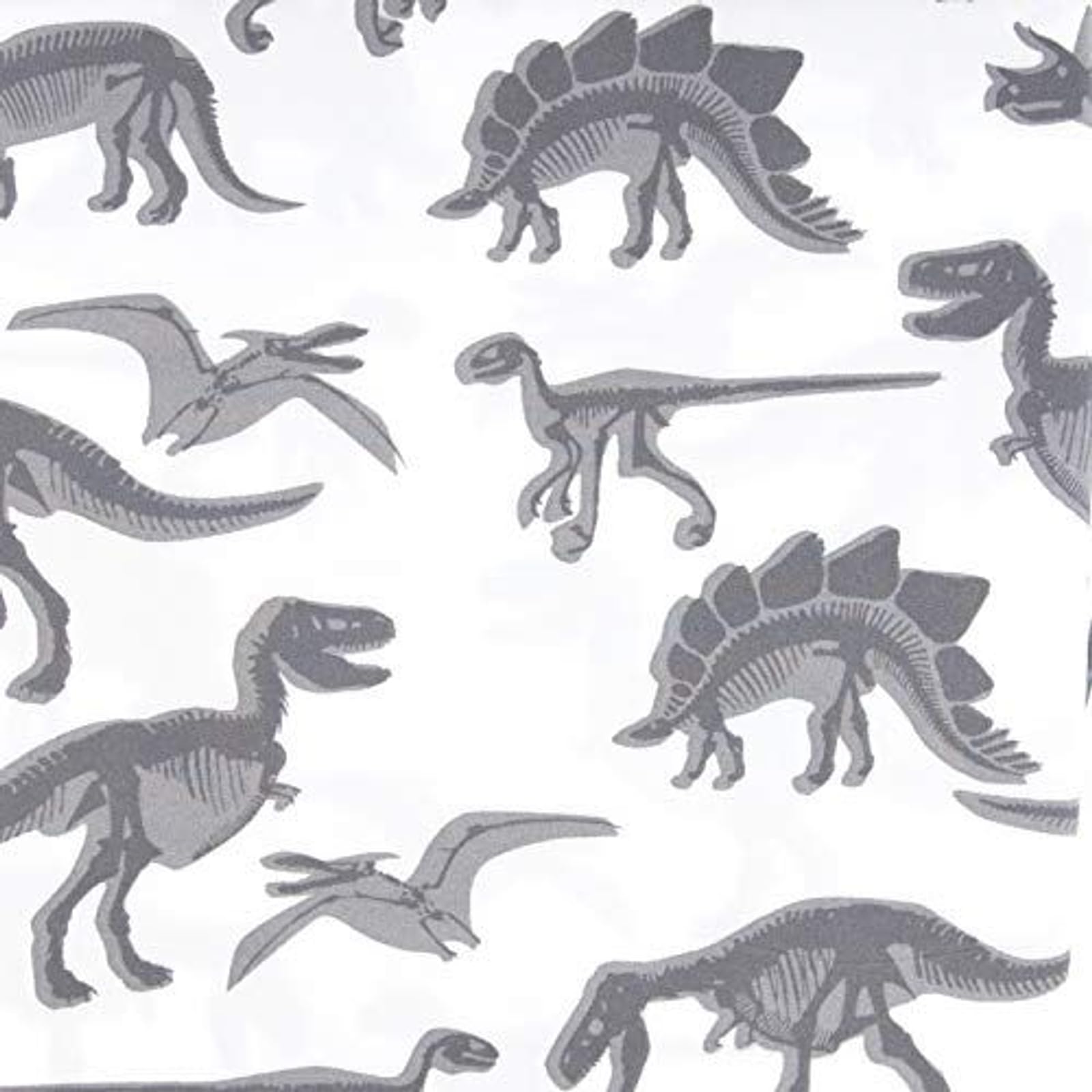 Dinosaur X-ray Bed Sheet Set for Kids - 4 Piece Soft Brushed Microfiber Polyester (1 Flat Sheet, 1 Fitted Sheet, 2 Pillowcases) - Durable & Comfortable Boys Bedding - Perfect for Kids' Rooms, Sleepovers & Dinosaur Themed Decor