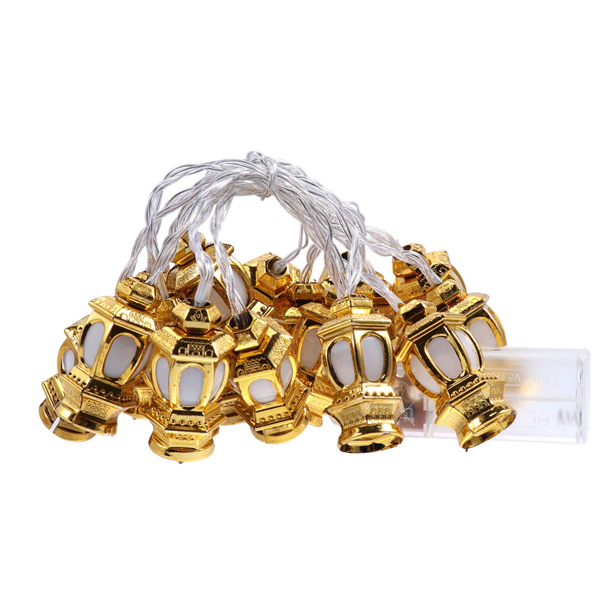 Uonlytech LED Ramadan String Lights - 50ft Fairy Lights for Eid Mubarak Decor, Home, Indoor Outdoor, Patio, Garden, Wedding & Birthday Party - Perfect for Ramadan Celebrations, Holiday Lighting and Festive Home Decor