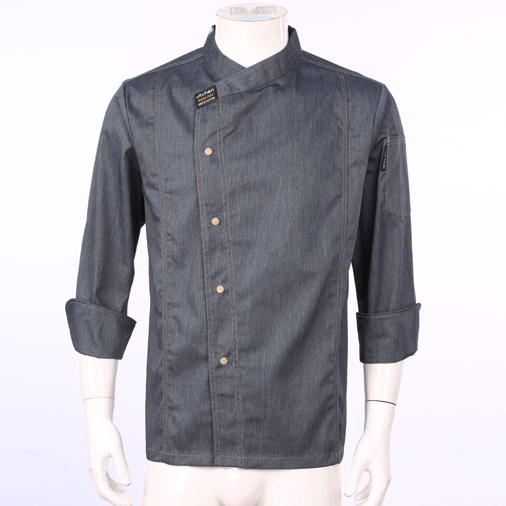 Unisex Chef Coat - Professional Kitchen Work Uniform for Men & Women - Ideal for Restaurants, Cooking Classes & Culinary Events