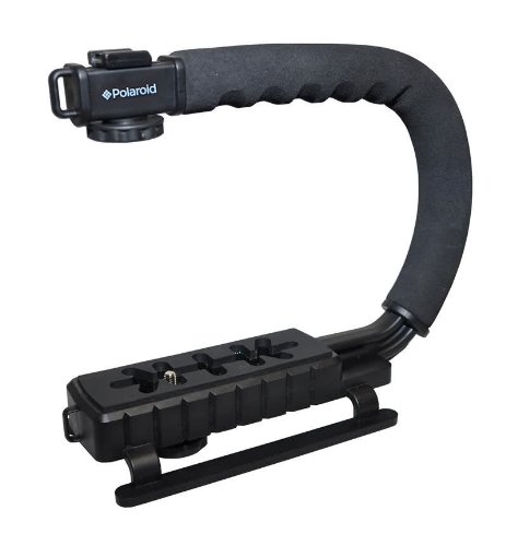 Polaroid Sure-GRIP Professional Camera Stabilizing Handle Mount for Nikon DSLR & Mirrorless Cameras - Compatible with J1/J2/J3/V1/V2/V3/S1 & D40 to D800 Series - Perfect for Vlogging, Travel & Action Photography