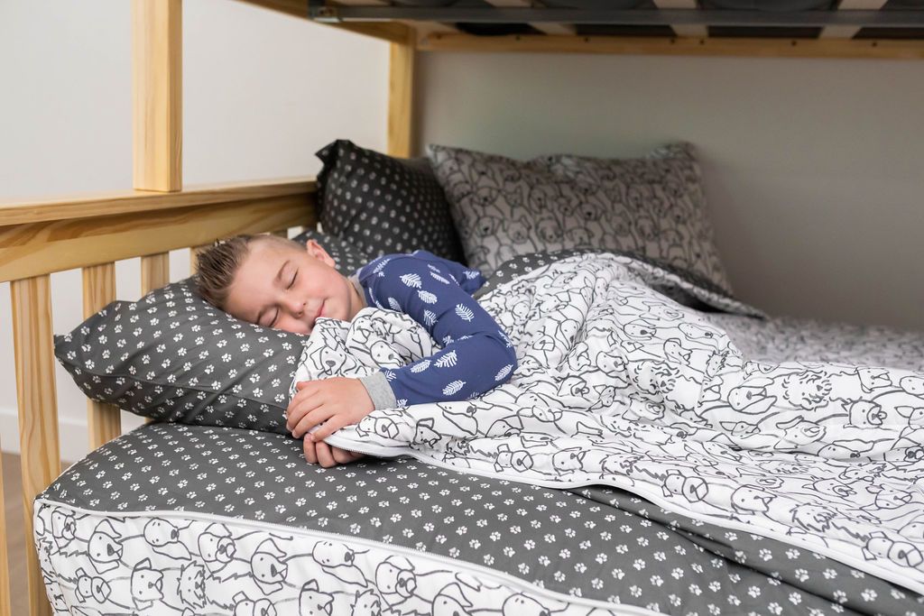 Soft & Cozy Puppy Dogs Zipper Bedding Set for Small Dogs - Perfect for Pet Beds, Crates & Travel | Machine Washable & Durable
