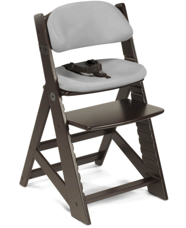 Keekaroo Height Right Adjustable Kids Chair with Comfort Cushion - Espresso Brown | Ergonomic Children's Study & Dining Chair for Home & Classroom Use