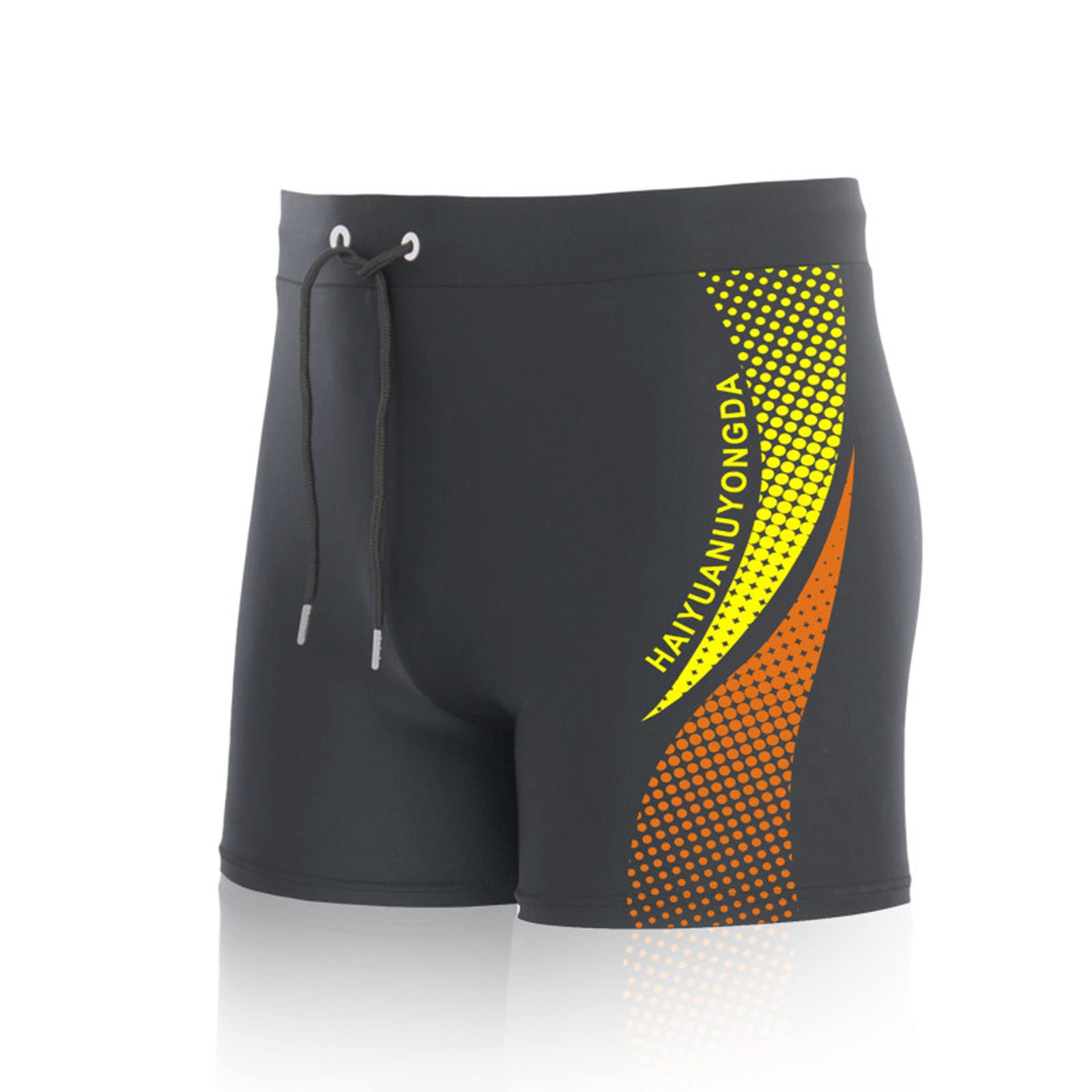 Ctreela Men's Swim Jammers - Quick Dry Athletic Swim Shorts for Training & Racing - Comfortable Drawstring Swimwear for Men & Boys - Perfect for Pool, Beach & Water Sports