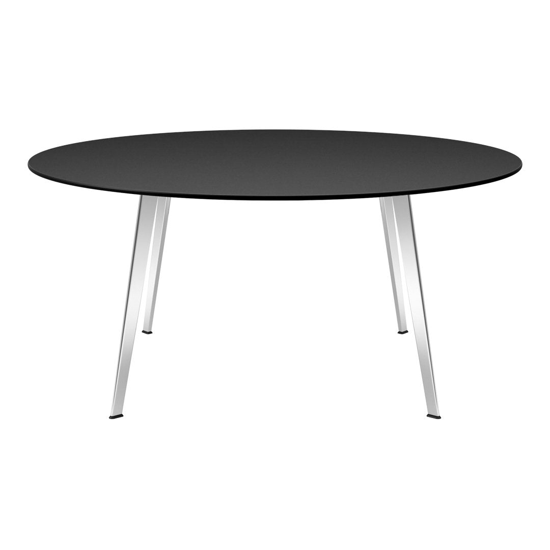 JW Modern Round Dining Table - 42 Inch Wooden Kitchen Table for 4-6 People - Perfect for Small Spaces, Breakfast Nook & Cozy Family Meals