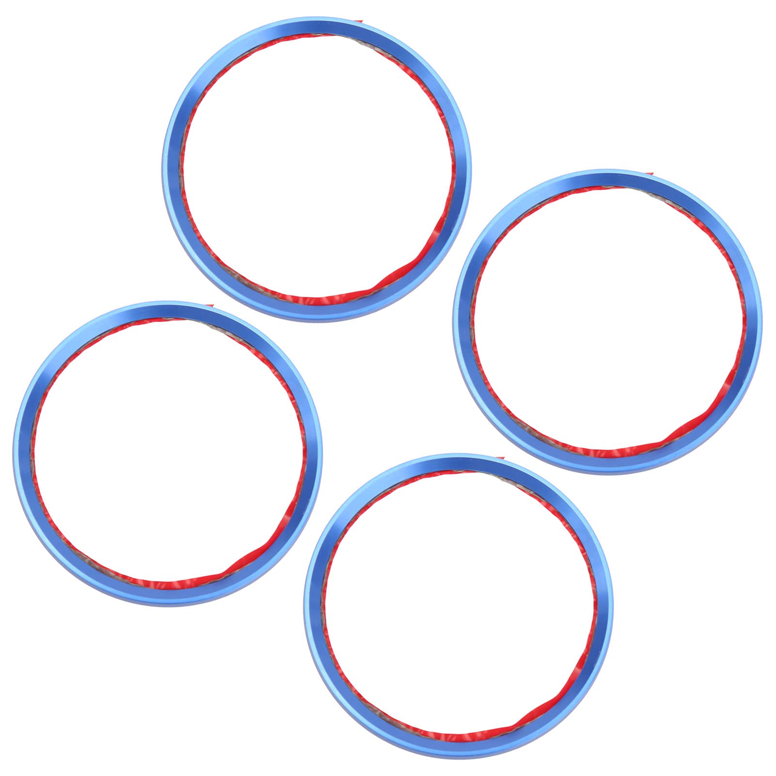 4PCS Aluminum Alloy Wheel Hub Spacers for Car Modification - Blue (Enhance Vehicle Style & Performance) | Perfect for Off-Road, Racing & Custom Car Upgrades