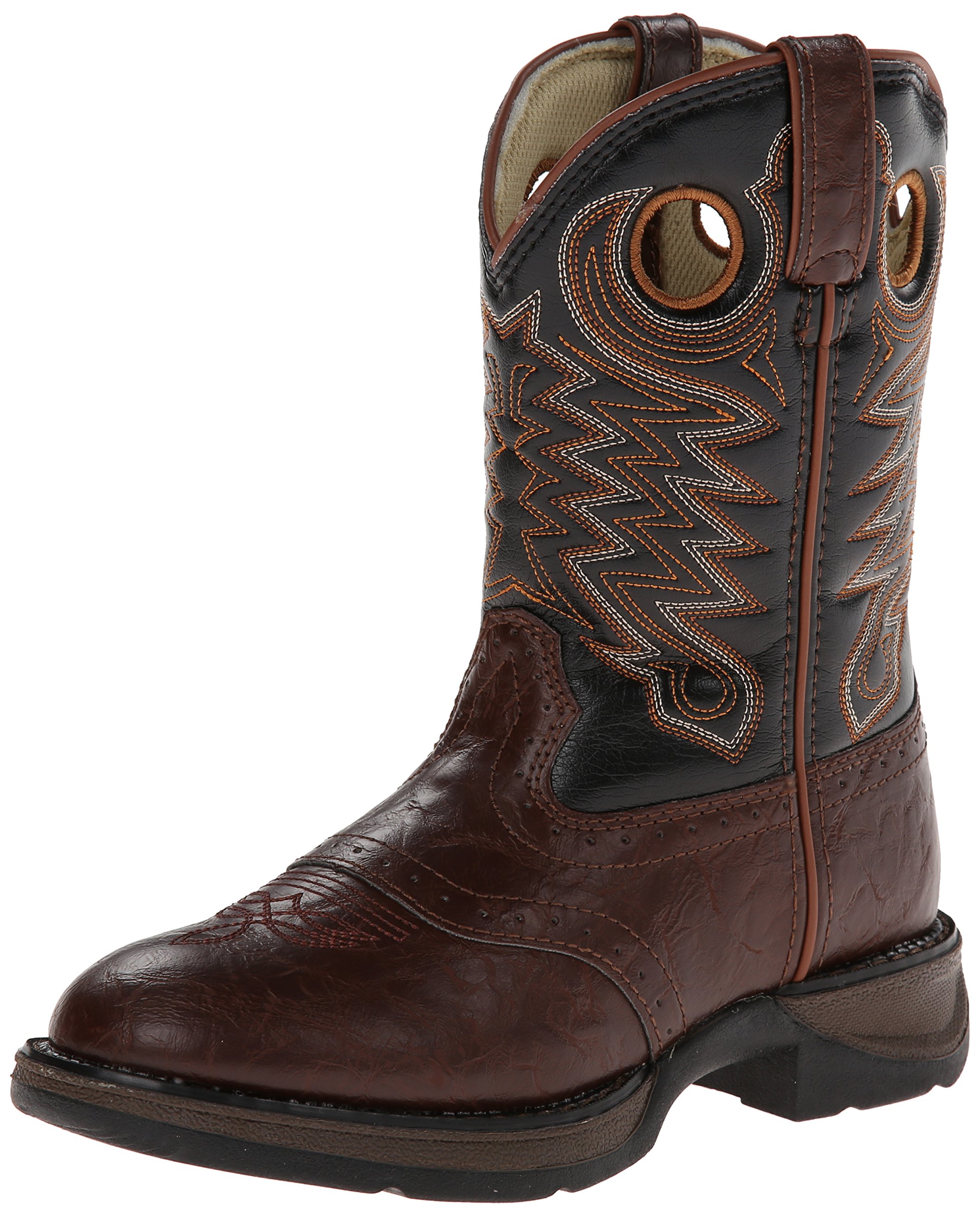 Durango Kids BT200 Western Boots for Toddlers & Little Boys - Durable Leather Cowboy Boots for Riding, Play & Outdoor Adventures