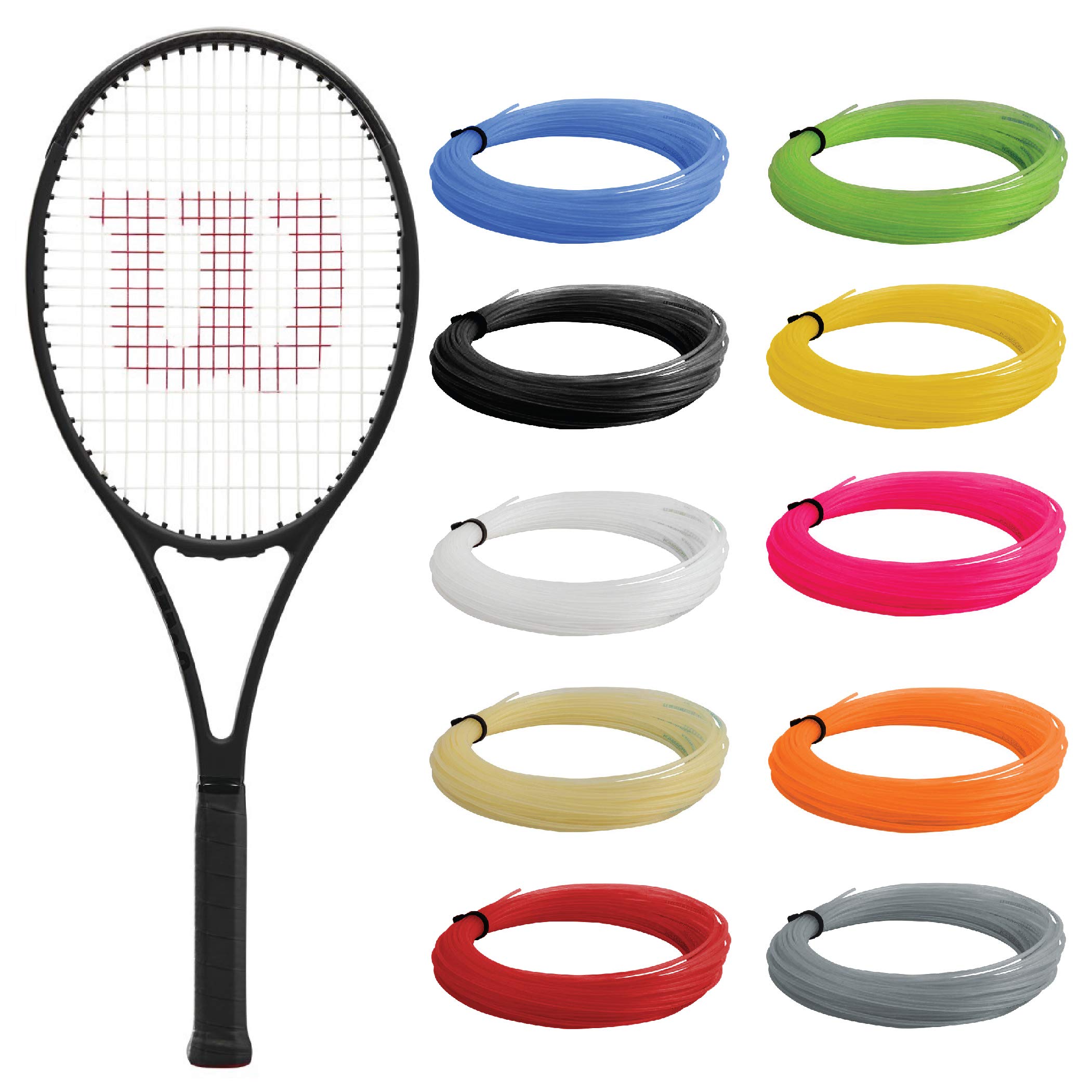 Wilson Pro Staff 97 v13 Tennis Racket | Official Roger Federer Racquet | Synthetic Gut String | Custom Colors | Perfect for Competitive Play & Training