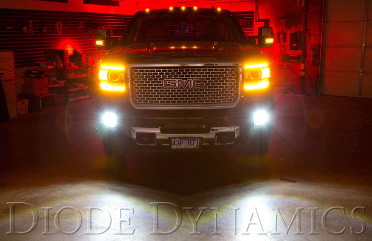2014-2015 GMC Sierra Switchback DRL LED Headlight Boards - Upgrade Your Truck's Style & Visibility for Daytime & Night Driving