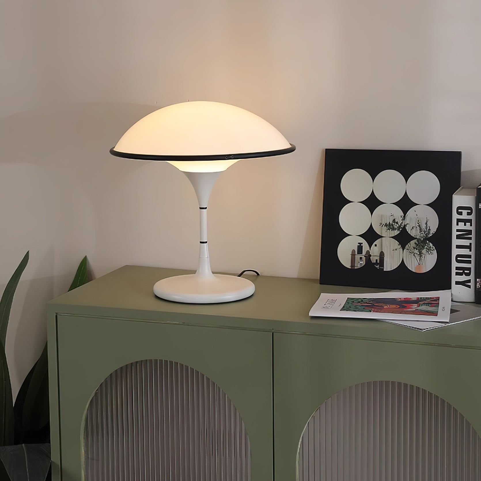 Modern Fontana Table Lamp - Adjustable LED Desk Light with USB Port for Home Office, Bedroom & Study - Warm White & Cool White Lighting Modes