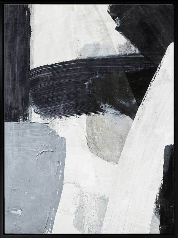 Darkened Silhouettes II - Modern Abstract Canvas Wall Art Print - Perfect for Living Room, Bedroom & Office Decor