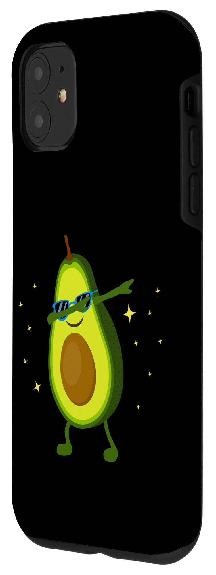 Funny Avocado Dabbing iPhone 11 Case - Cute Vegan Protective Cover for iPhone 11 - Perfect for Everyday Use, Gifts & Avocado Lovers