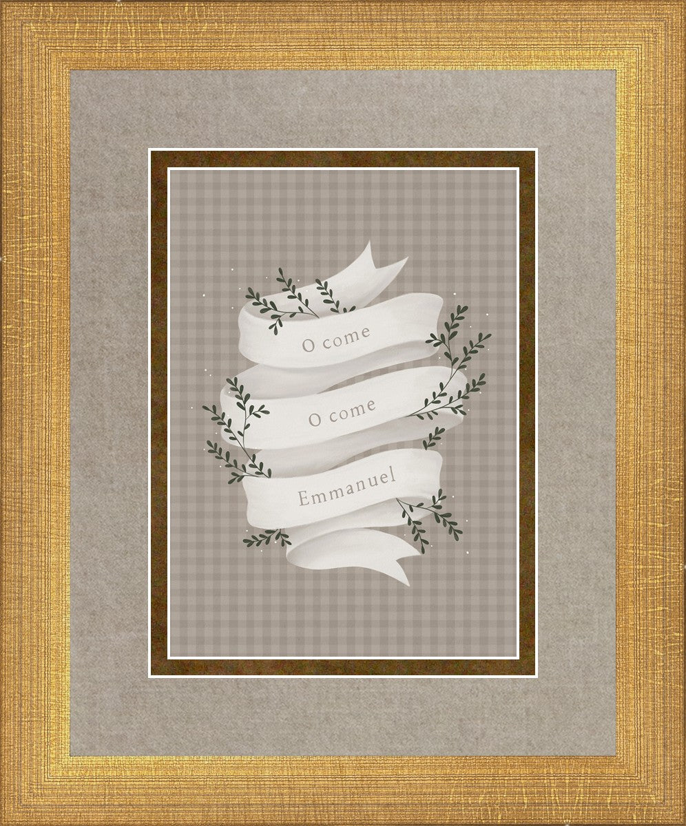 O Come Emmanuel Tan - Premium Christmas Gift for Holiday Decorations & Religious Celebrations