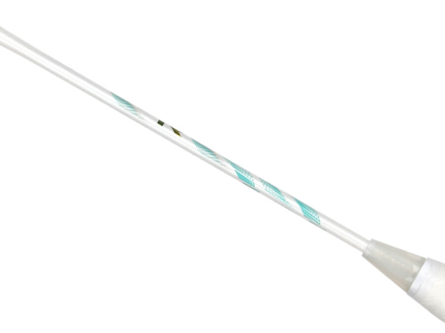 Victor Thruster K R (TK-R) Badminton Racket - Lightweight Carbon Fiber Badminton Racquet with High Tension for Power & Control (White) - Perfect for Professional Players & Competitive Tournaments