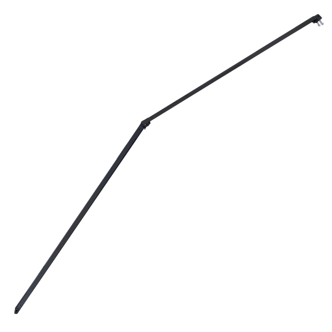 Aleko 10x8 Foot Black Retractable Awning Replacement Arms Set - 2 Pack - Durable Outdoor Patio Cover Accessories for Sun Protection & Backyard Shade