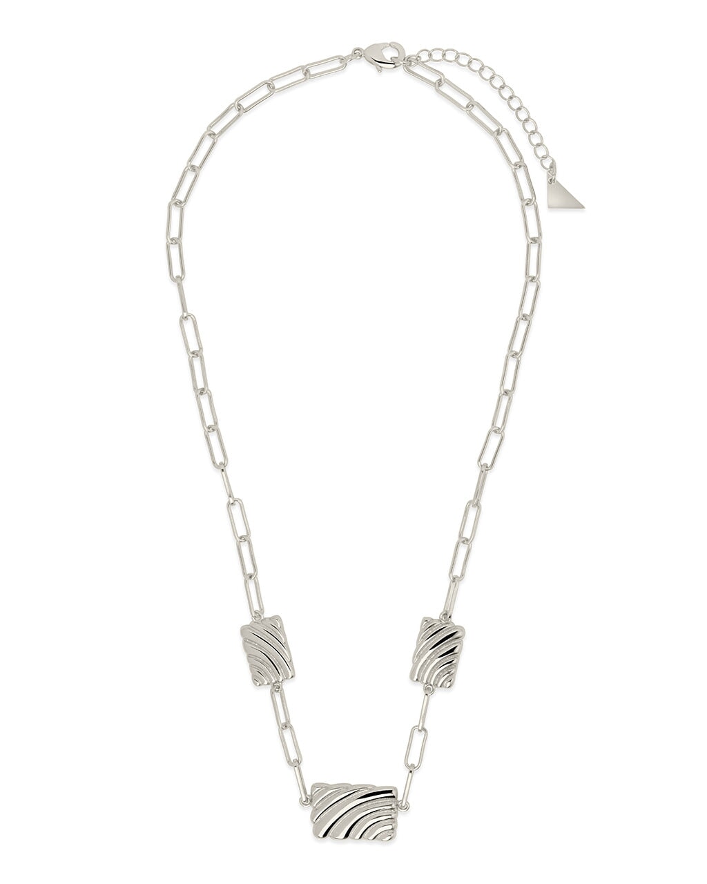 Haydée Triple Textured Charm Necklace for Women - Elegant Layered Pendant Jewelry for Daily Wear, Date Night & Special Occasions