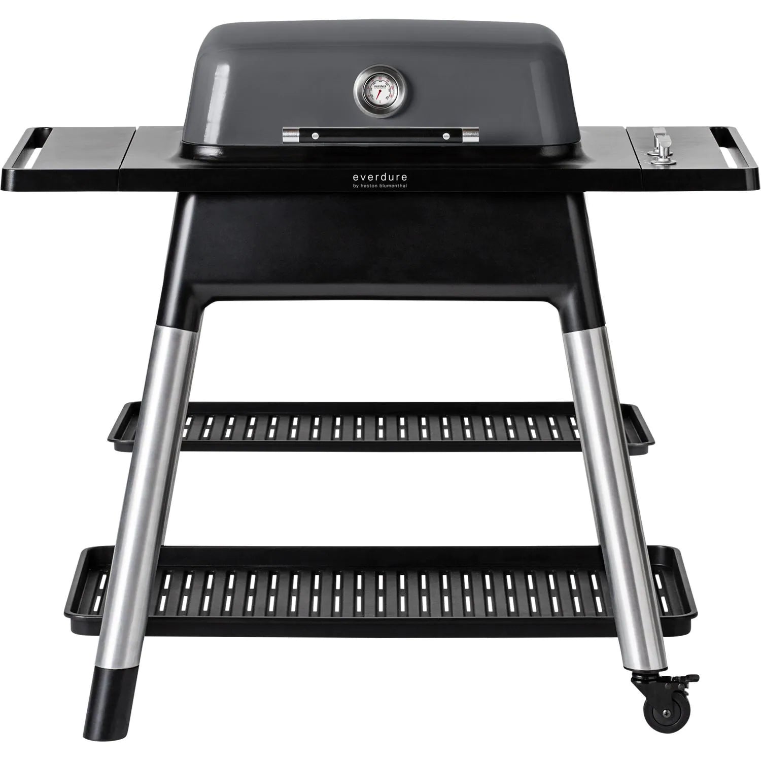 Everdure By Heston Blumenthal FORCE 48 Inch 2-Burner Propane Gas Grill With Stand - Portable Outdoor BBQ Grill for Backyard, Camping & Tailgating | HBG2GUS