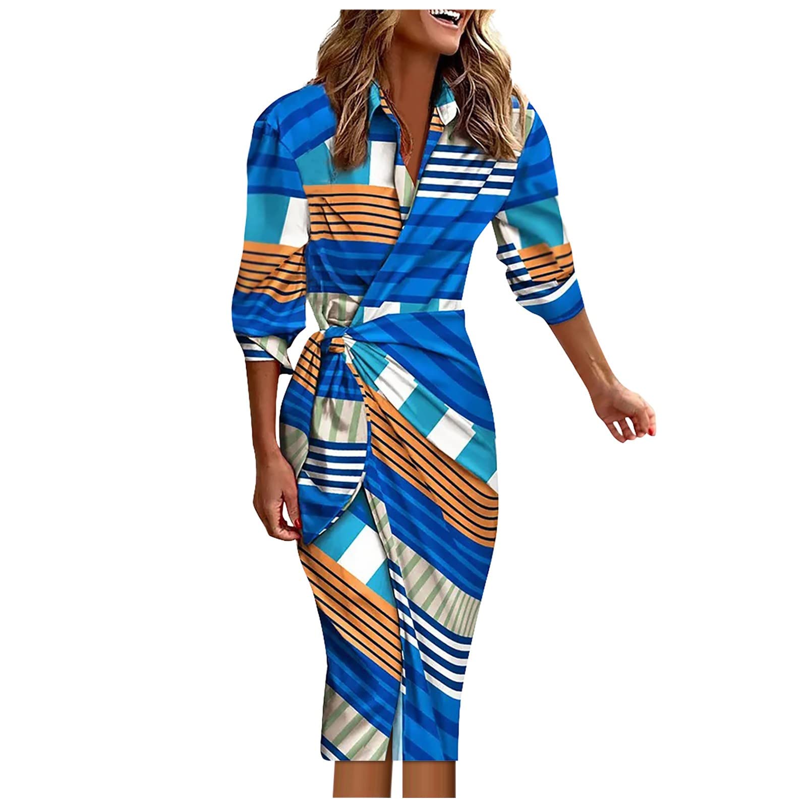 FIRERO Women's Slim Evening Dresses - Long Sleeve Elegant Party Gown with Breathable Fabric for Spring Weddings, Prom, Cocktail Events & Formal Occasions