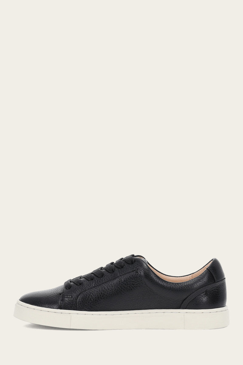 Black Ivy Low Lace-Up Shoes - Elegant & Comfortable Women's Casual Sneakers for Walking, Work & Everyday Wear