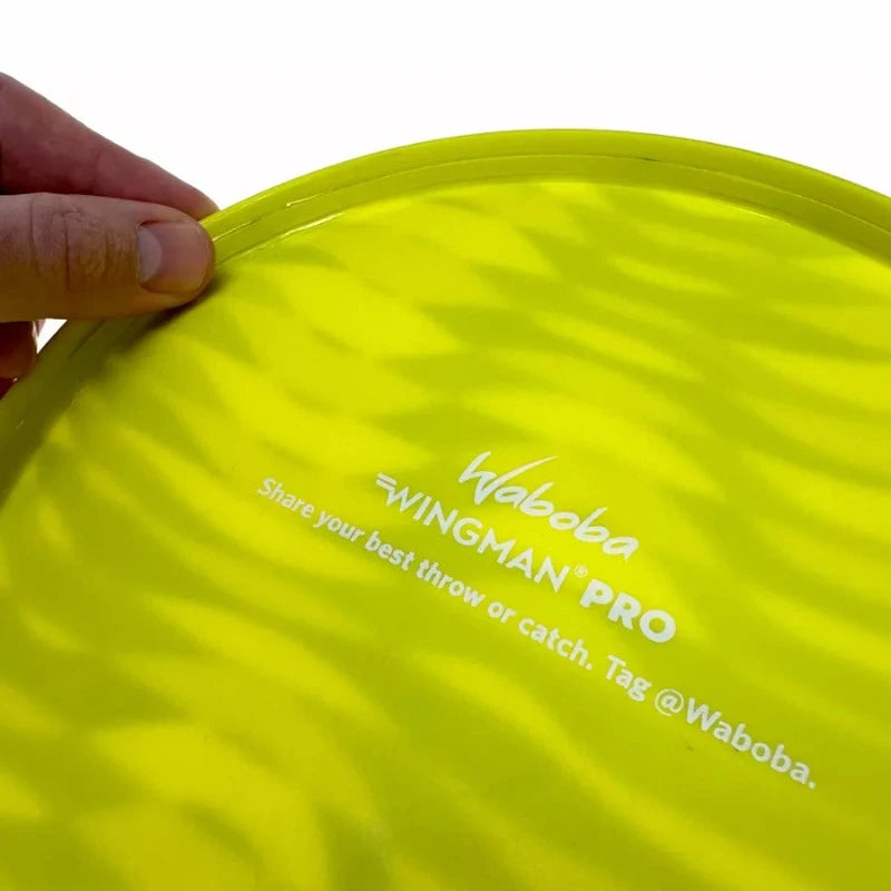 Waboba Wingman Pro Flying Silicone Disc - Outdoor Sports Frisbee for Beach, Park & Backyard Fun - Perfect for Family Games, Dog Fetch & Summer Activities
