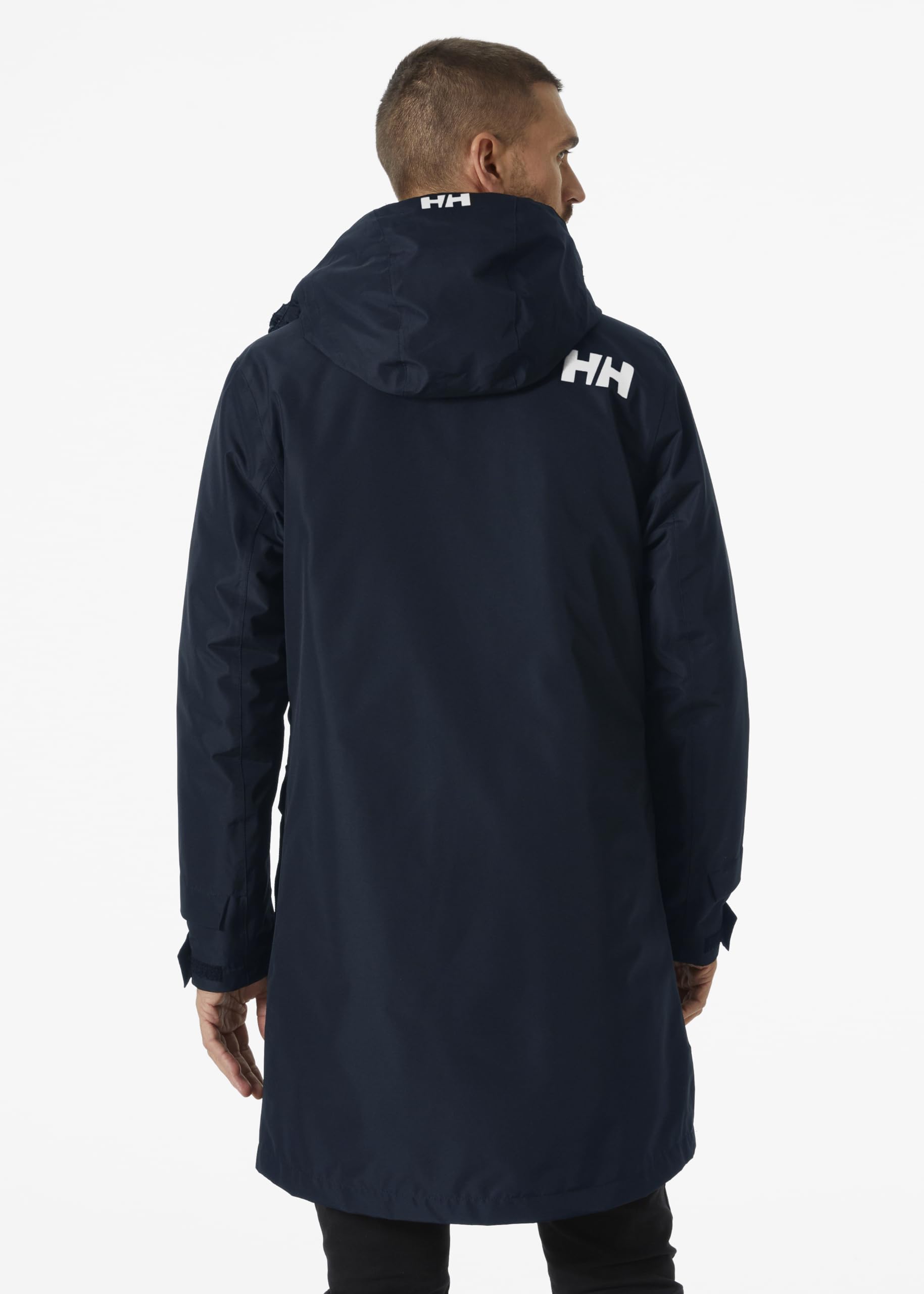 **Helly-Hansen Men's Waterproof Jacket – Windproof & Breathable Outdoor Raincoat for Hiking, Fishing & Work**    (Note: 