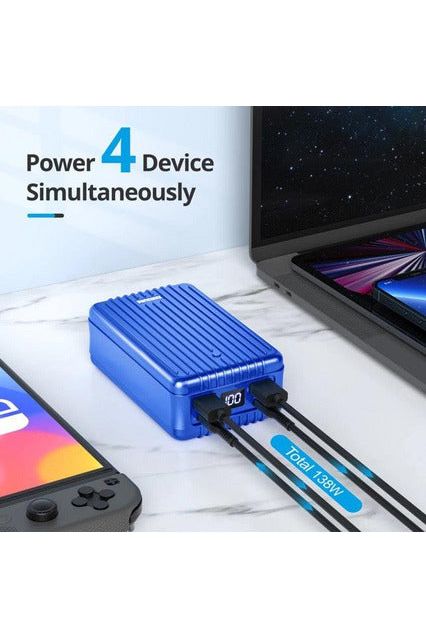 Zendure Super Tank 26800mAh Portable Charger - Fast Charging Power Bank for iPhone, Samsung, MacBook - Perfect for Travel, Camping & Emergency Power Backup