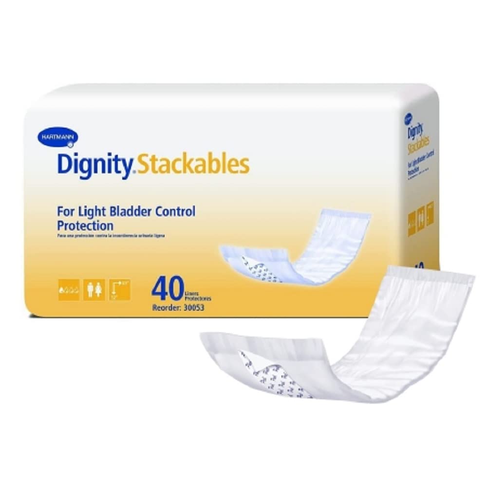 Hartmann Dignity Stackables Bladder Control Pads for Women & Men - Premium Absorbent Incontinence Pads - Comfortable & Disposable for Day & Night Use - Ideal for Active Lifestyle & Travel