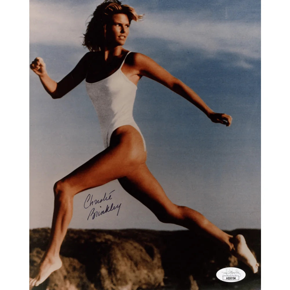Christie Brinkley Autographed 8x10 Photo - JSA Certified Hand Signed Vintage Swimsuit Portrait - Perfect for Collectors, Fans, and Home Decor