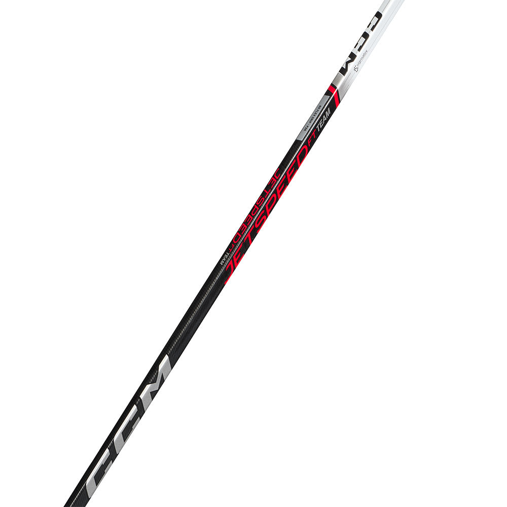 CCM Jetspeed FT Team Intermediate Ice Hockey Stick - Lightweight Carbon Fiber Hockey Stick for Youth & Adult Players - Perfect for Practice, Games & Competitive Play