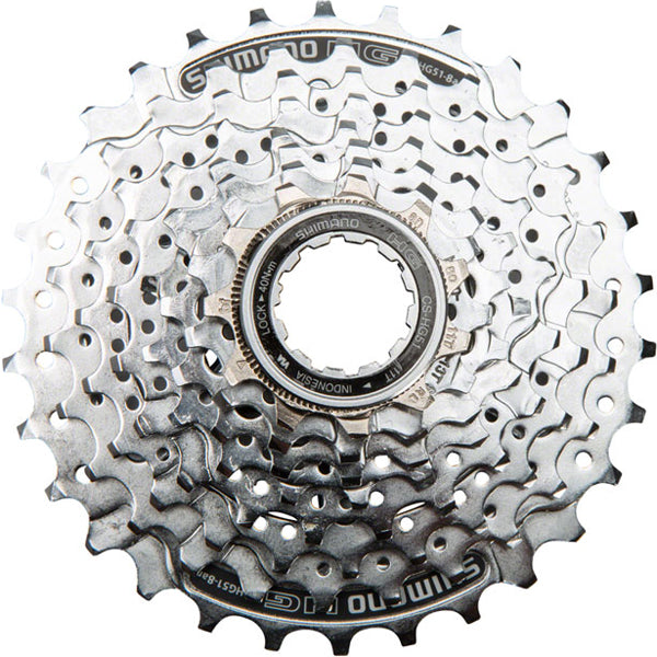 Shimano Alivio HG51 8-Speed 11-32T Bike Cassette - Compatible with Mountain & Road Bikes for Smooth Gear Shifting