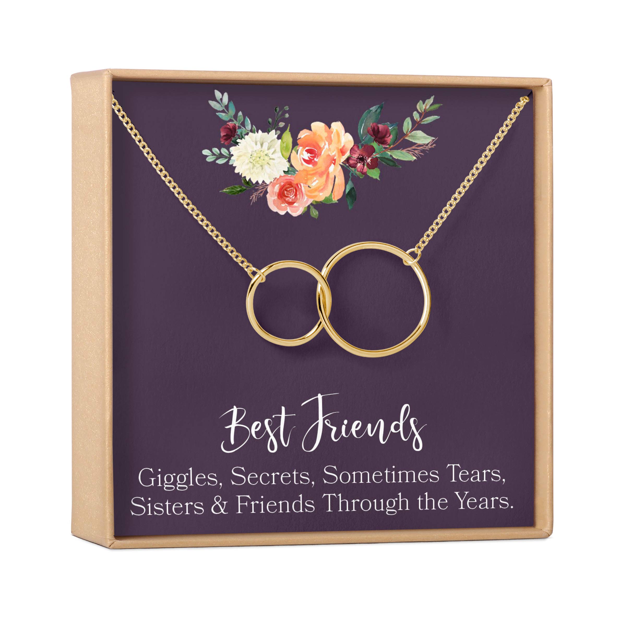 Best Friend Necklace - Matching Heart Pendant Jewelry Set with Gift Card for Birthday, Christmas, Valentine's Day | Meaningful Friendship Gift for Her, Sister, BFF | Perfect for Anniversaries, Graduation, Special Occasions