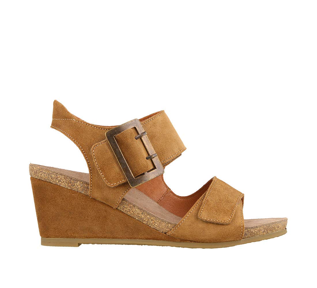 Taos Footwear Women's High Society Sandal - Comfortable Leather Straps Sandals for Women | Summer Casual Walking Shoes | Perfect for Beach, Travel & Everyday Wear