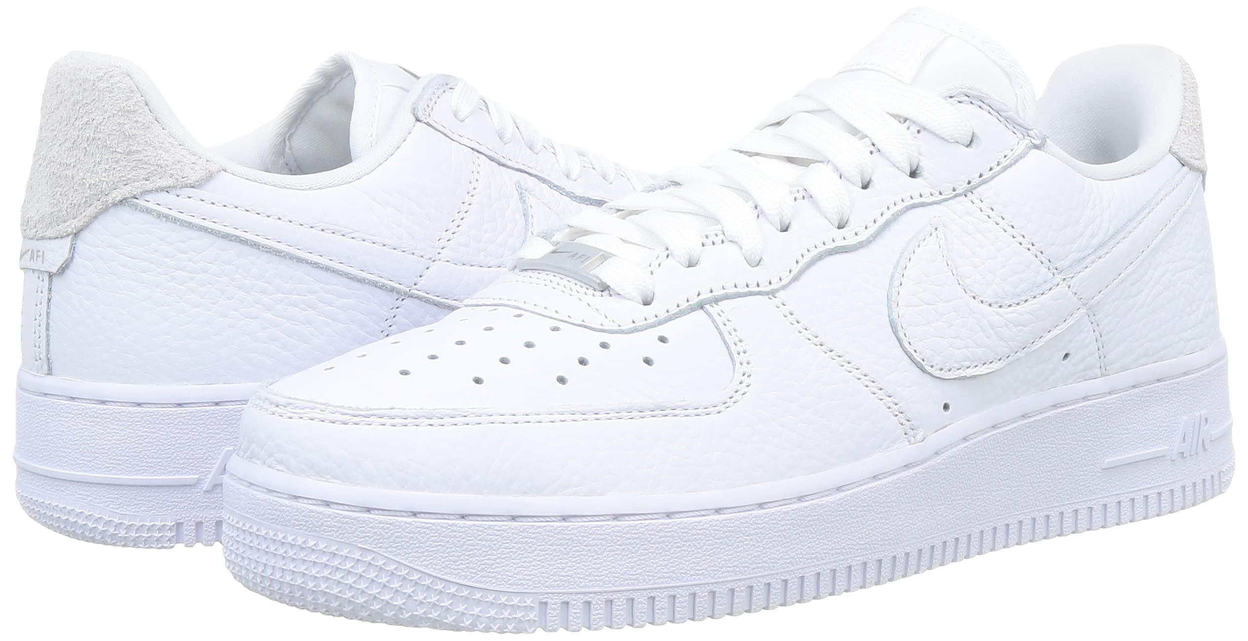 Nike Men's Air Force 1 Low Supreme Mini Box Logo White Sneakers - Streetwear Fashion & Casual Wear for Everyday Style