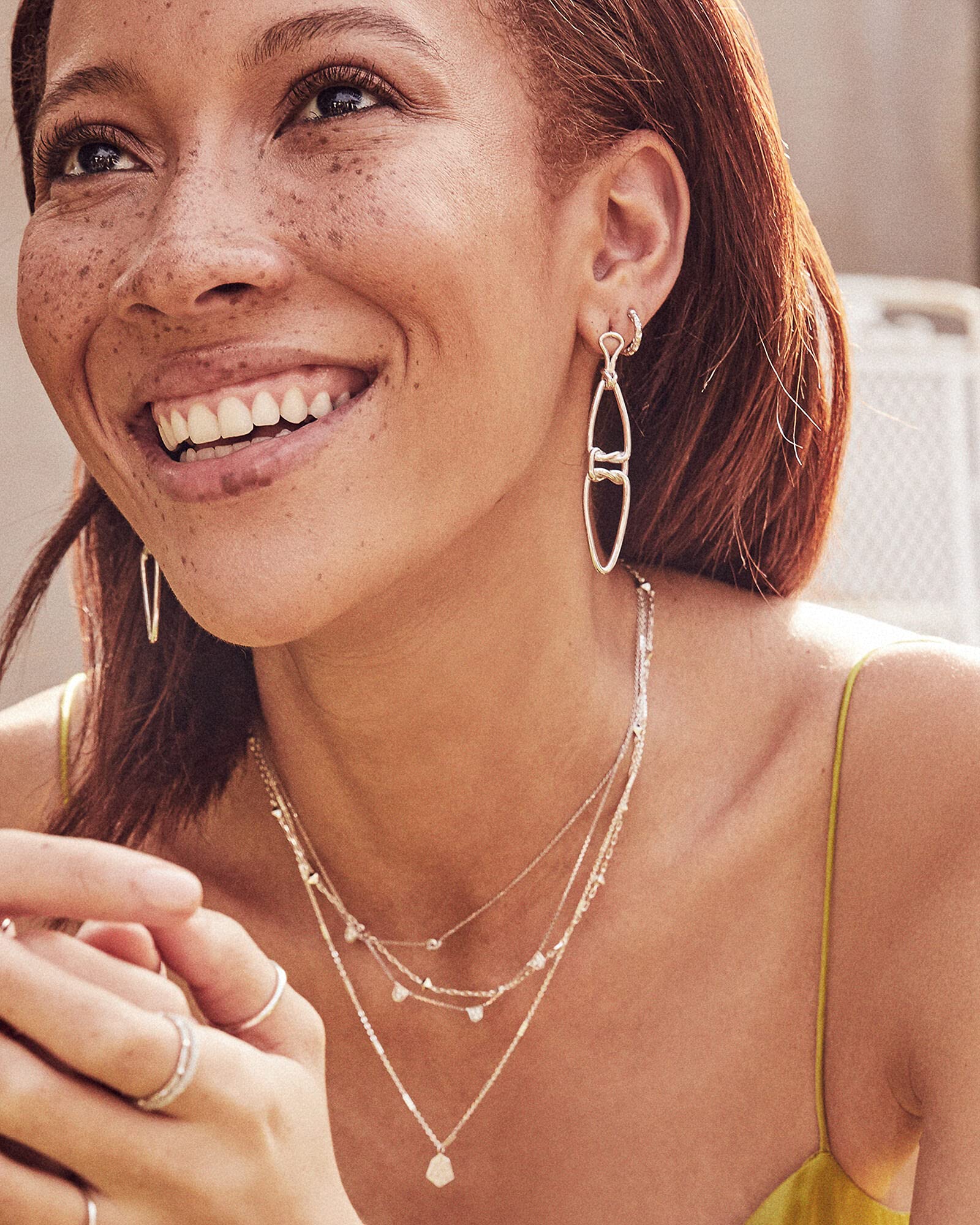 Kendra Scott Fallyn Linear Drop Earrings for Women | Dainty Gold-Tone Jewelry | Perfect for Work, Date Night & Special Occasions